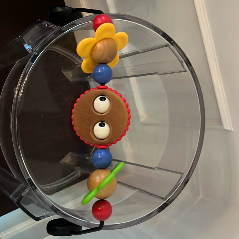 BabyBjorn Wooden Toy for Bouncer, Googly Eyes